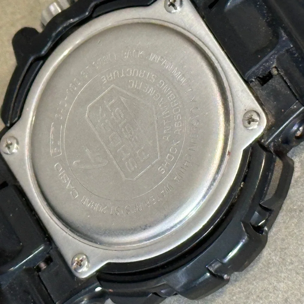 Casio G-Shock GA-150-1A Black Resin Men's Analog Digital Watch‎ WR20BAR